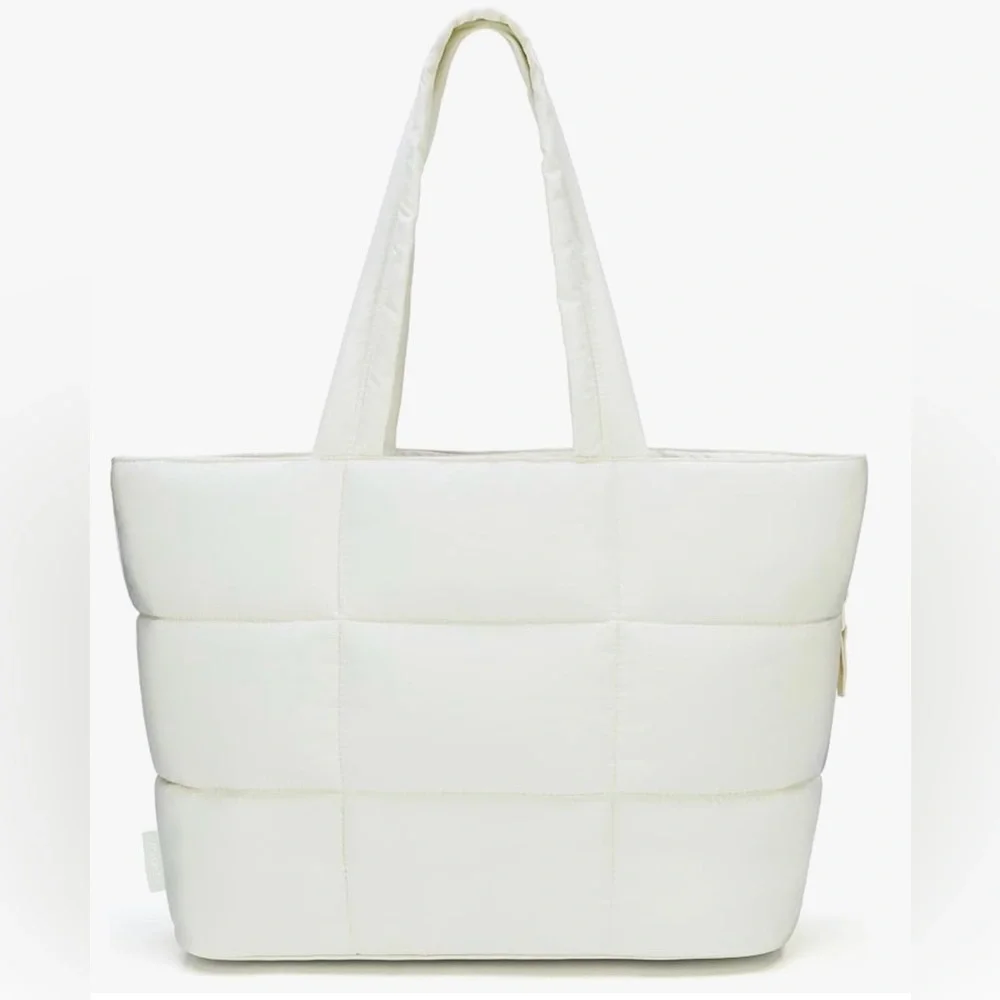 Quilted Puffer Tote Bag - Picture 4 of 8
